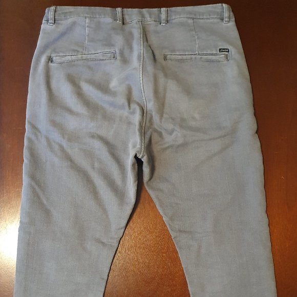 Scotch & Soda Grey Slim Denim Chinos - Picture 3 of 6